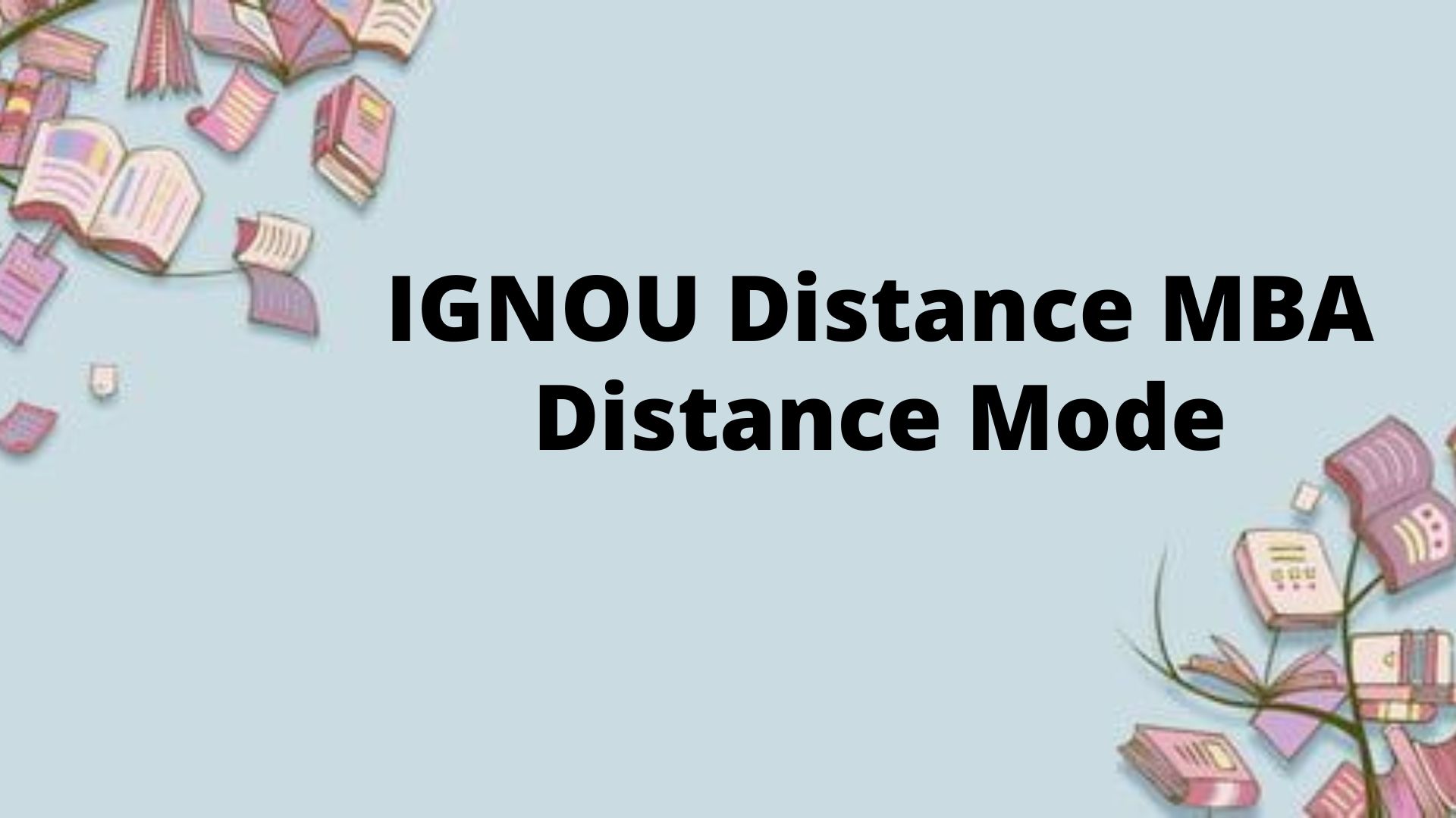 IGNOU Distance MBA