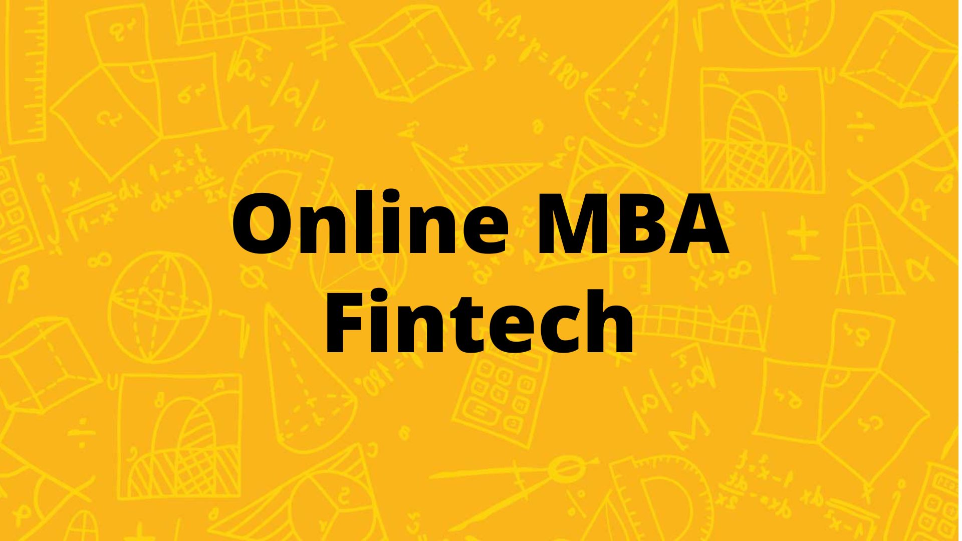 Online MBA Fintech